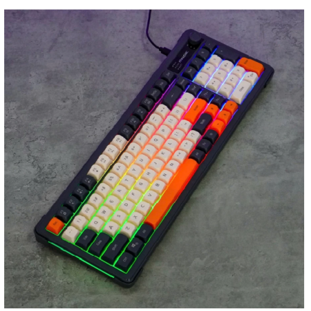 Bàn Phím Giả Cơ Gaming MAGIC K-01L MIX LED Rainbow | Fullsize Có Numpad
