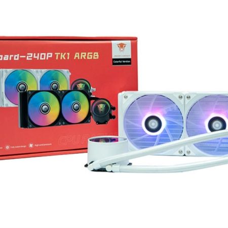 Tản nhiệt nước JUNGLE LEOPARD TK1 240p RGB Fixed Trắng