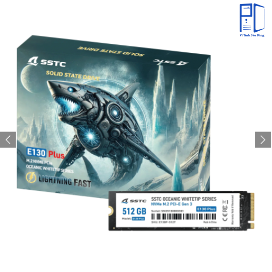  Ổ cứng SSD SSTC E130 Plus M2 NVMe Gen 3 512GB QSD Ổ cứng SSD SSTC E130 Plus M2 NVMe Gen 3 512GB QSD