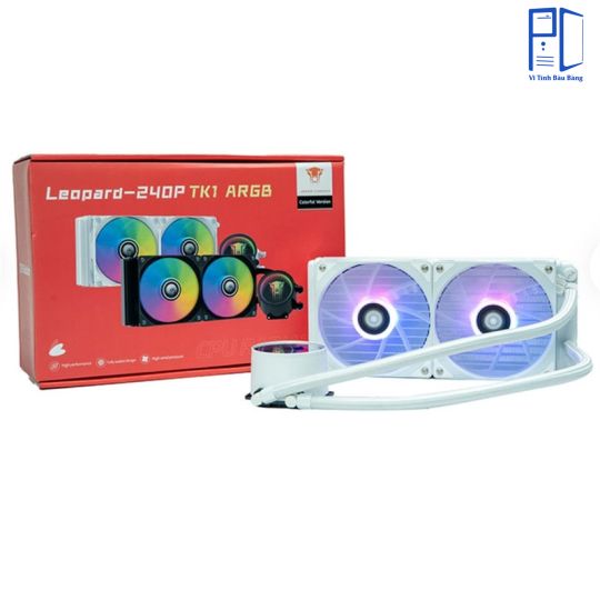 Tản nhiệt nước JUNGLE LEOPARD TK1 240p RGB Fixed Trắng