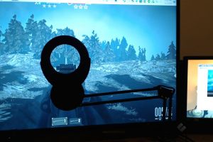  Bật chấm ruồi trực tiếp trên màn hình (OSD) – dễ nhất