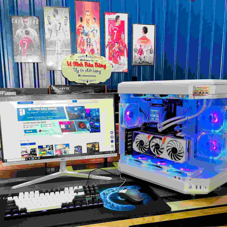 PC Gaming Full White  | Intel i5 12400F \ RTX 3060 12G\ B760M\ RAM 16GB\ SSD 512GB