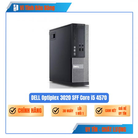 Máy tính đồng bộ DELL Optiplex 3020 SFF Core i5 4570 | Ram 8GB | SSD 256GB
