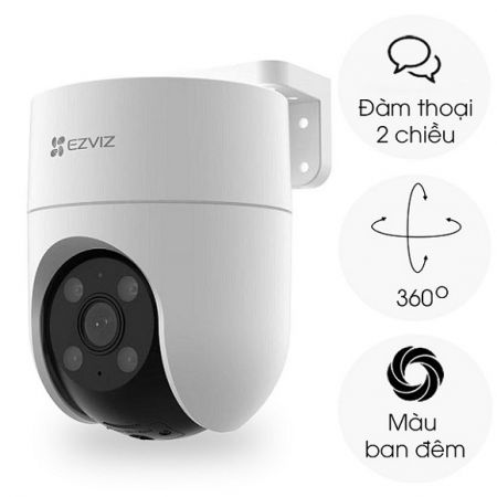 Camera EZVIZ H8C 3MP Pro Full Color, Xoay 360 Ngoài Trời, Đàm Thoại,…