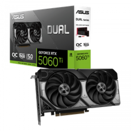 Card màn hình VGA ASUS Dual GeForce RTX™ 5060 Ti 16GB GDDR7 OC Edition