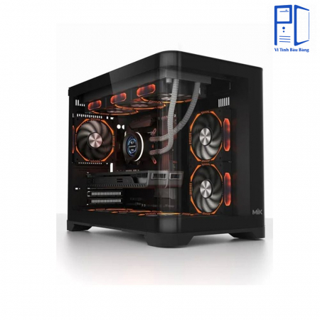 Vỏ Case Mik Focalors | Đen, không kèm fan