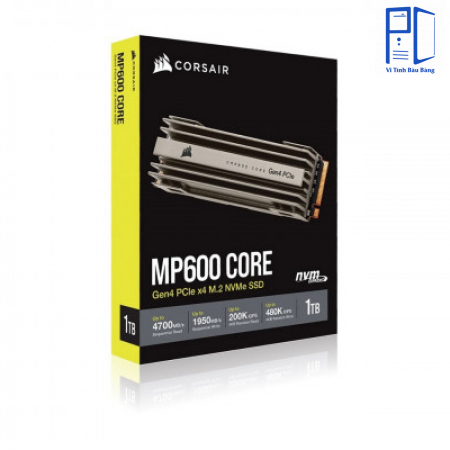 SSD NVME 1TB CORSAIR MP600 CORE XT (PCIe 4.0 - Đọc 5900Mb/s - Ghi 5000Mb/s) 
