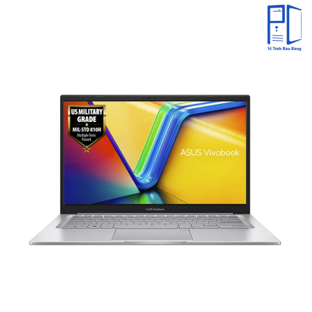  LAPTOP ASUS X1404VA-EB509W – INTEL CORE I3-1315U / RAM 8GB DDR4 / SSD 512GB NVME / 14" FHD 60HZ / WIFI 6E / BLUETOOTH 5.3 / WINDOWS 11 SL / SILVER / BH 24T
