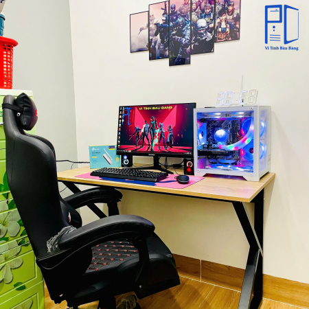 Combo Bàn Ghế Gaming - Đen/Trang/Hồng