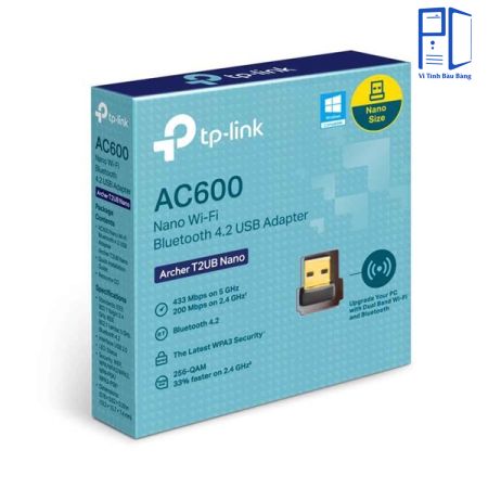 USB Wifi + Bluetooth TP-Link Archer T2UB Nano AC600