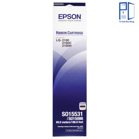 Ruy băng mực đen Epson LQ-2080/2170/2180/2190 – Ribbon chính hãng cho máy in kim Epson LQ Series