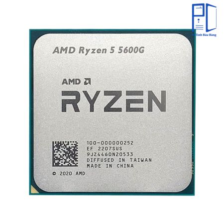 CPU AMD RYZEN 5 5600G (3.9Ghz Upto 4.4Ghz / 19Mb / 6 Cores, 12 Threads / 65W) Box Chính Hãng