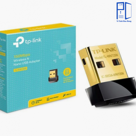 Thiết bị thu sóng wifi TP-LINK USB TL-WN 725N Tốc độ 150MBPS