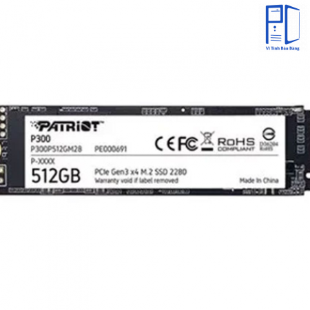 Ổ Cứng SSD 512GB Patriot P300 M2 2280 NVMe (P300P512GM28)