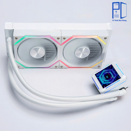 Tản nhiệt nước Leopard Astro Shell 240 ARGB Digital LCD - Black/WHITE