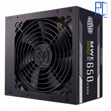 Nguồn Cooler Master 650W MWE 650 V2 230V 80 Plus Bronze (MPE-6501-ACABW-B)