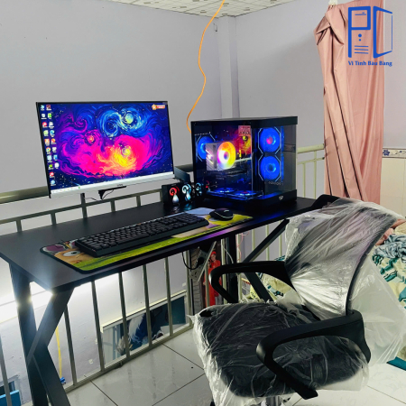 Combo Bàn Ghế  - Đen/Trắng/Hồng