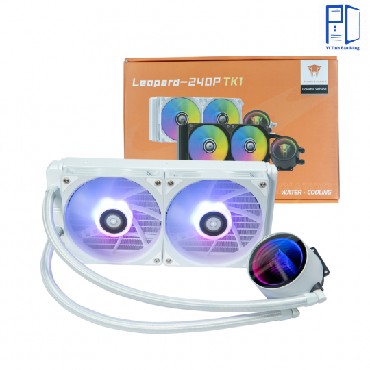 Tản nhiệt nước LeoPard TK1 - (Trắng - Đen)  | 240mm, RGB Fixed