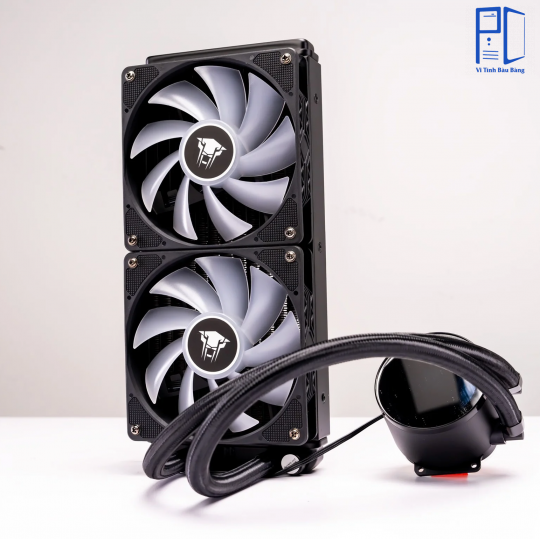 Tản nhiệt nước LeoPard TK1 - (Trắng - Đen)  | 240mm, RGB Fixed