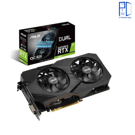 Card màn hình VGA ASUS RTX 2060 Evo 6GB DDR6 Dual 2 Fan QSD