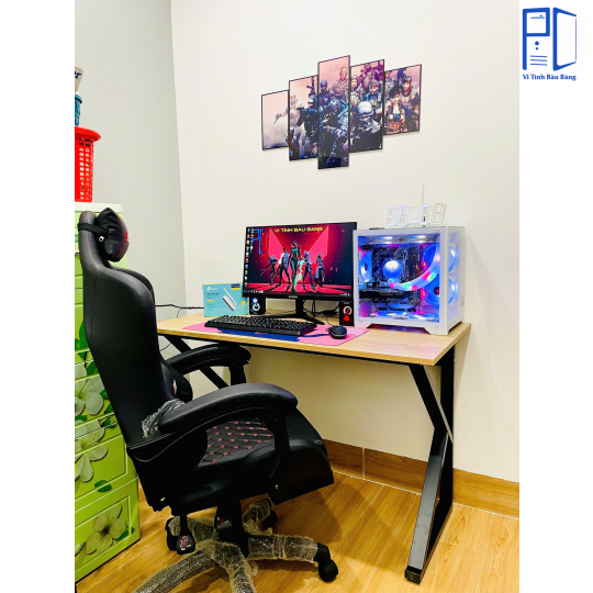 Combo Bàn Ghế Gaming - Đen/Trang/Hồng