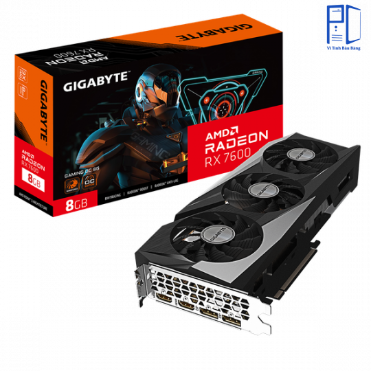 RX7600 8G Gigabyte Gaming OC 3Fan - NEW 