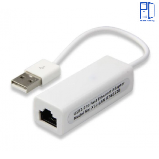 Thiết bị chuyển đổi USB 2.0 ra LAN RJ45 (Trắng)